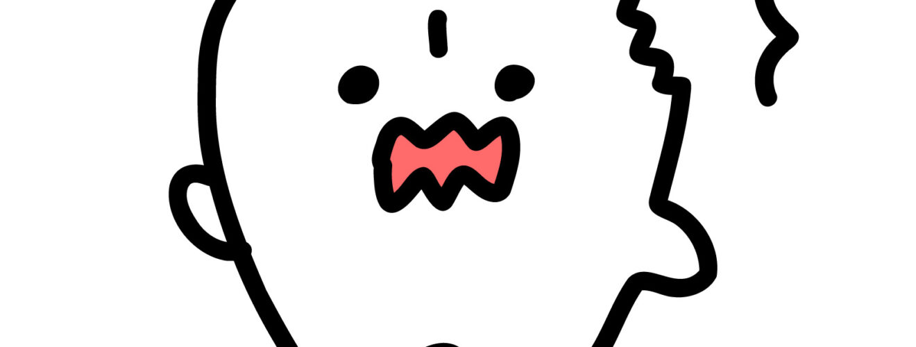 イラスト素材：欠けた歯くん